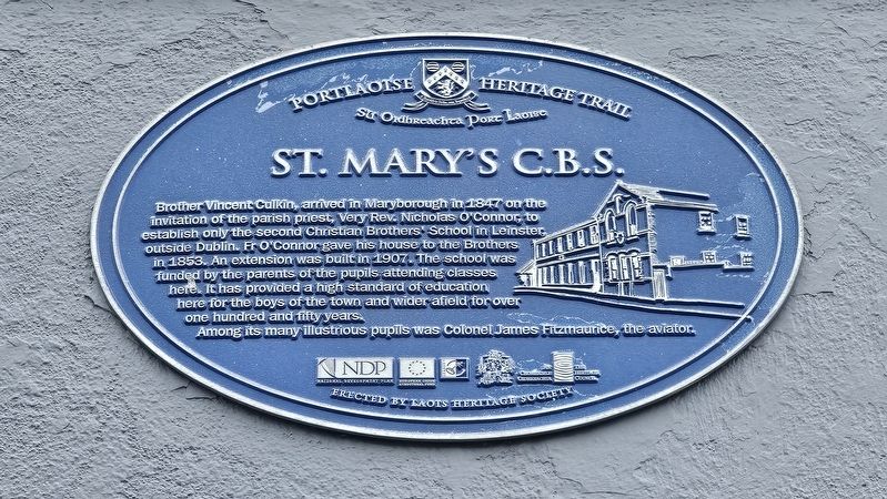 St. Mary’s C.B.S. Marker. Click for full size. St. Mary’s C.B.S. Marker image. Click for full size.