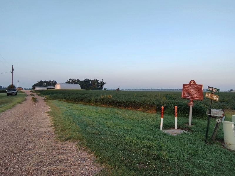 Transylvania Mound and Marker. Click for full size. Transylvania Mound and Marker image. Click for full size.
