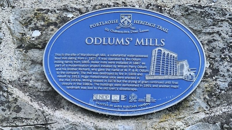 Odlums’ Mills Marker. Click for full size. Odlums’ Mills Marker image. Click for full size.