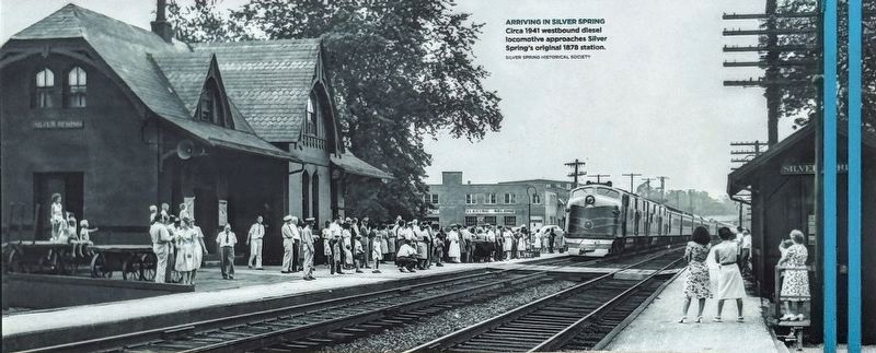 Arriving in Silver Spring. Click for full size. Arriving in Silver Spring image. Click for full size.