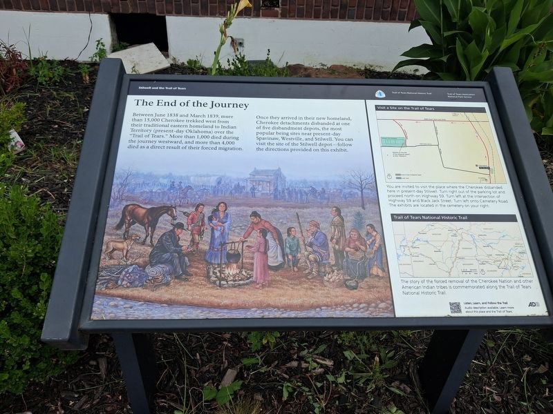 The End of the Journey Marker. Click for full size. The End of the Journey Marker image. Click for full size.