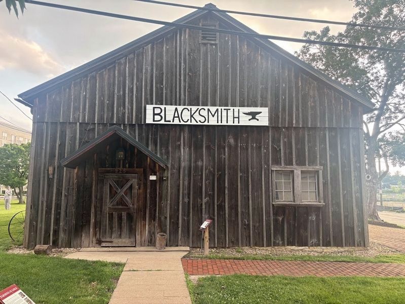 Blacksmith barn at Lisle Station Park. Click for full size. Blacksmith barn at Lisle Station Park image. Click for full size.
