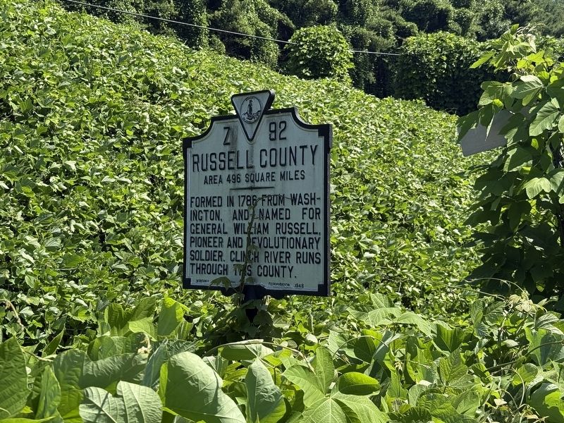 Russell County side of the marker. Click for full size. Russell County side of the marker image. Click for full size.