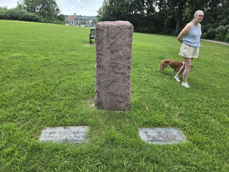 Boone Hays Cemetery Marker. Click for full size. Boone Hays Cemetery Marker image. Click for full size.