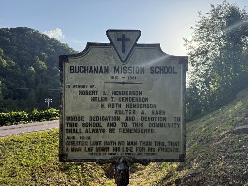 Buchanan Mission School Marker. Click for full size. Buchanan Mission School Marker image. Click for full size.
