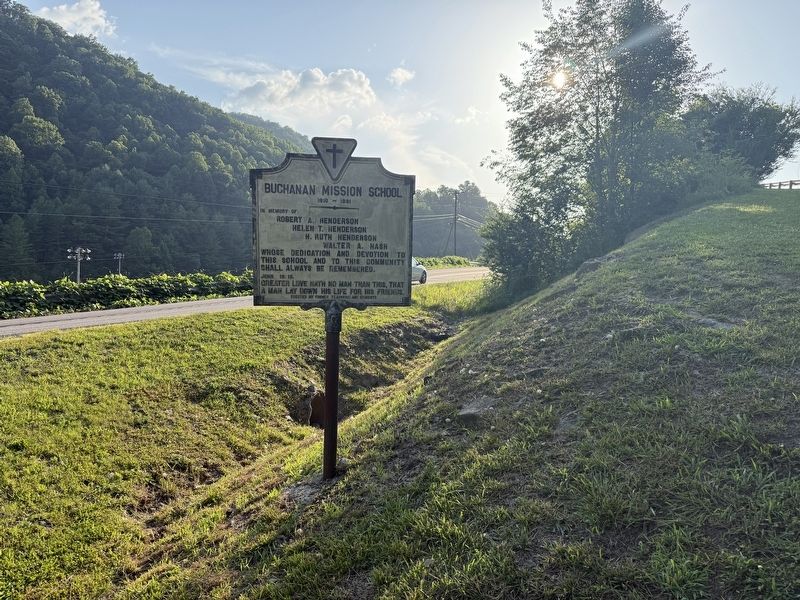 Buchanan Mission School Marker. Click for full size. Buchanan Mission School Marker image. Click for full size.