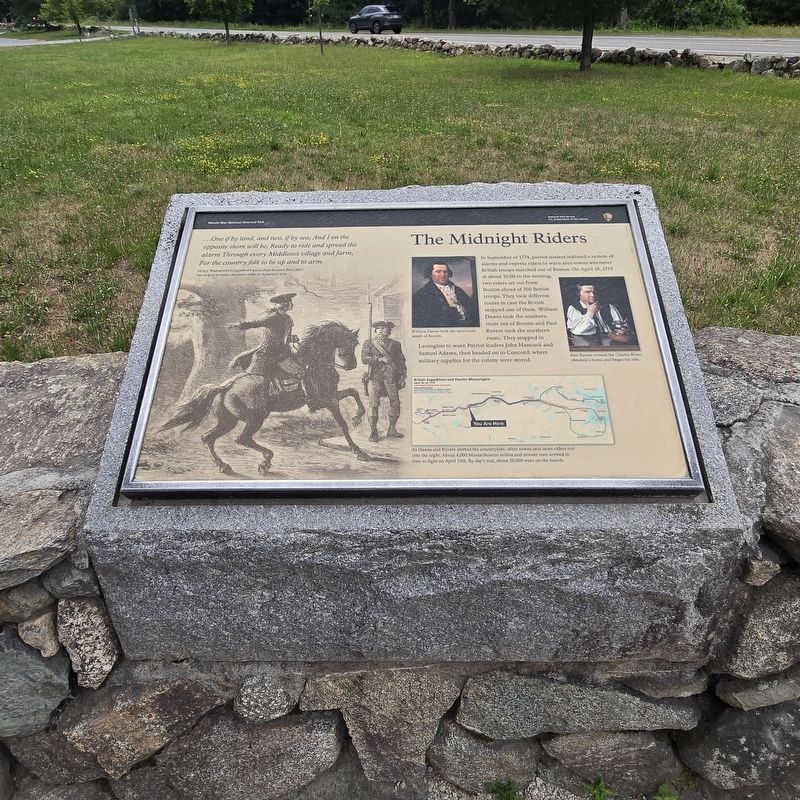 The Midnight Riders Marker. Click for full size. The Midnight Riders Marker image. Click for full size.