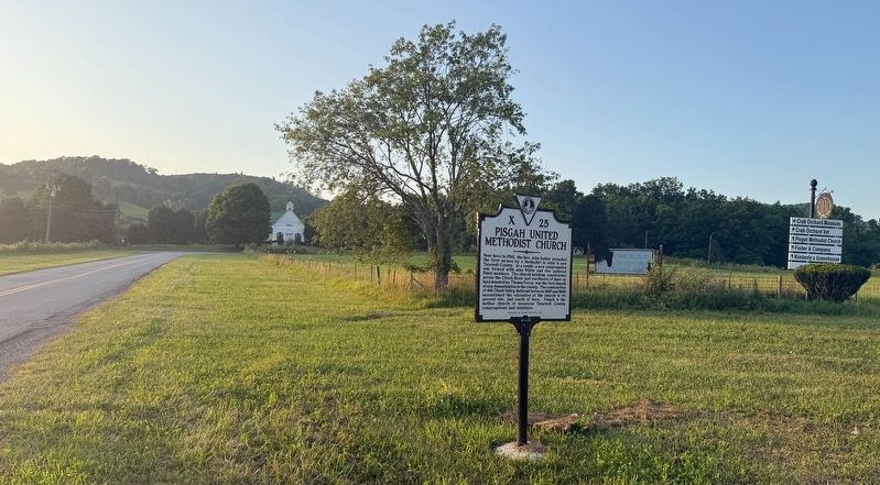 Pisgah United Methodist Church Marker image. Click for full size.