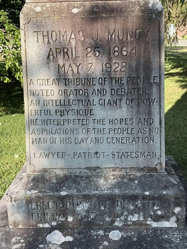 Thomas J. Muncy Marker image. Click for full size.