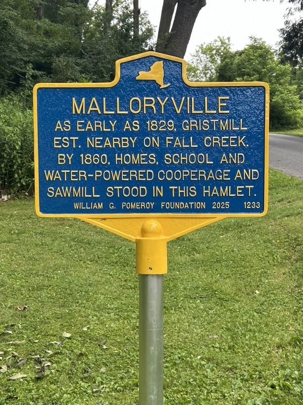 Malloryville Marker. Click for full size. Malloryville Marker image. Click for full size.
