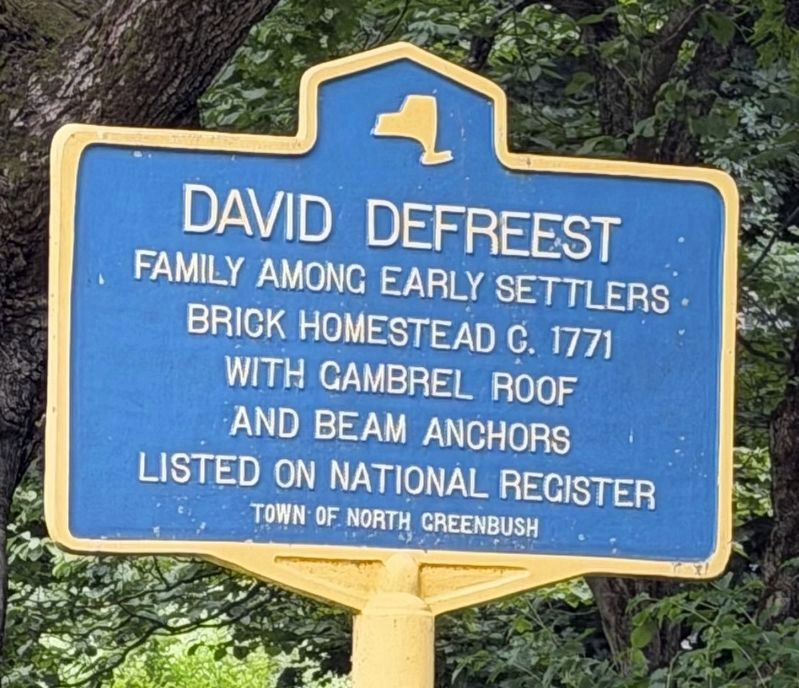 David Defreest Marker image. Click for full size.