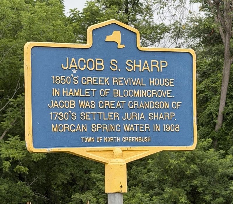 Jacob S. Sharp Marker image. Click for full size.