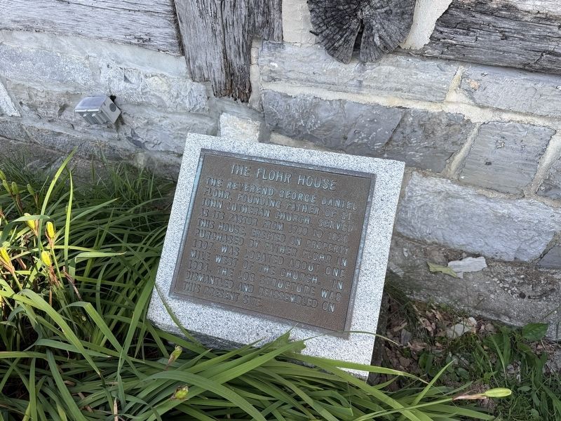 The Flohr House Marker. Click for full size. The Flohr House Marker image. Click for full size.