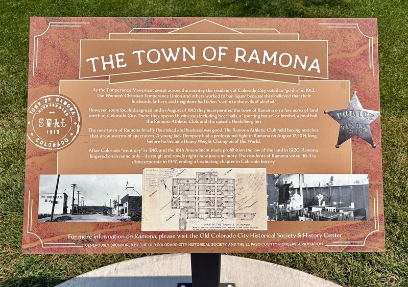 The Town of Romana Marker. Click for full size. The Town of Romana Marker image. Click for full size.