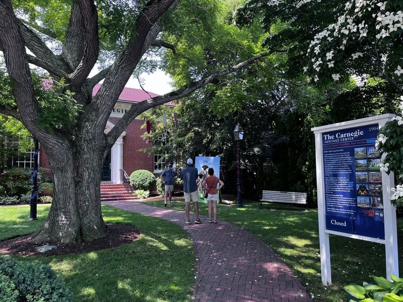 The Carnegie Heritage Center Marker image. Click for full size.