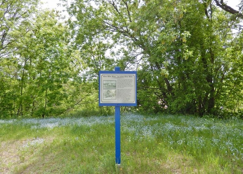 Silver Miller Mines / Les mines Silver Miller Marker image. Click for full size.