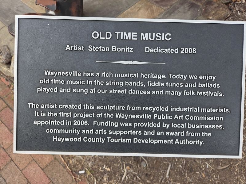 Old Time Music Marker. Click for full size. Old Time Music Marker image. Click for full size.