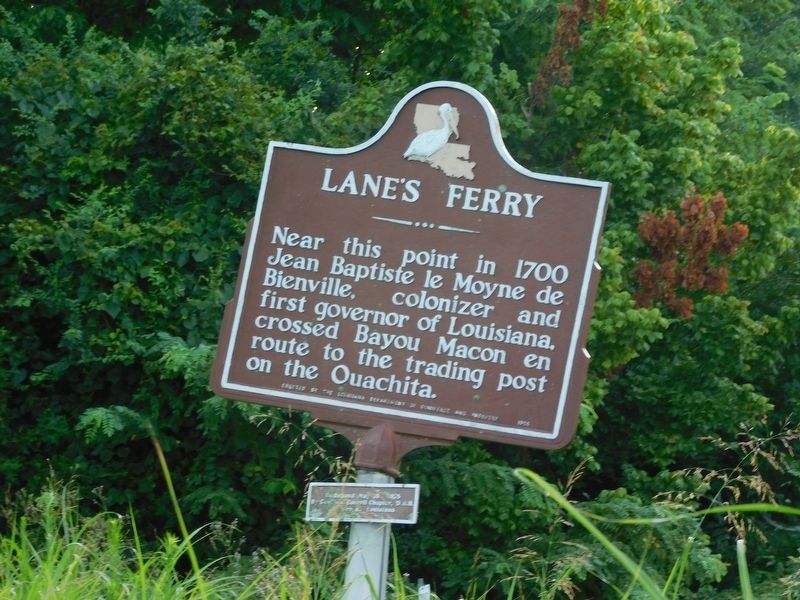Lane's Ferry Marker. Click for full size. Lane's Ferry Marker image. Click for full size.