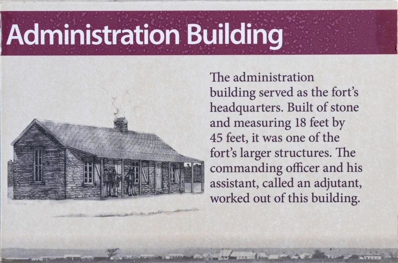 Administration Building Marker. Click for full size. Administration Building Marker image. Click for full size.