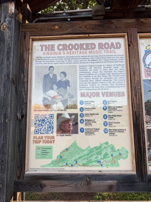 The Crooked Road panel. Click for full size. The Crooked Road panel image. Click for full size.