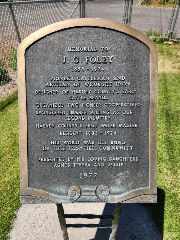 J. C. Foley Marker. Click for full size. J. C. Foley Marker image. Click for full size.