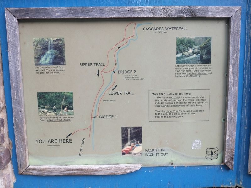 Map to Cascades Falls image. Click for full size.