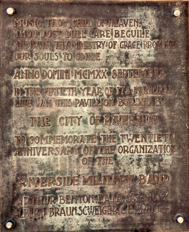 Fairmount Park Bandshell Marker image. Click for full size.