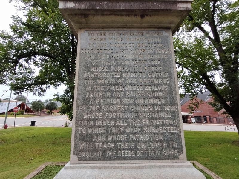 To Our Confederate Women Marker. Click for full size. To Our Confederate Women Marker image. Click for full size.