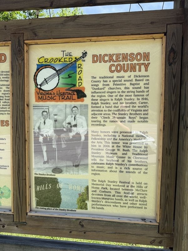 Dickenson County side of the marker image. Click for full size.