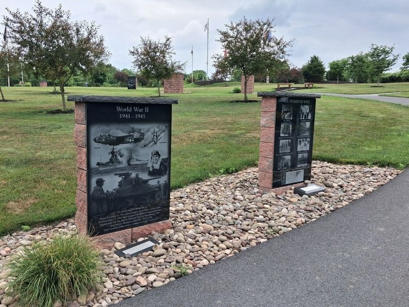 U.S. Women in WWII Marker. Click for full size. U.S. Women in WWII Marker image. Click for full size.