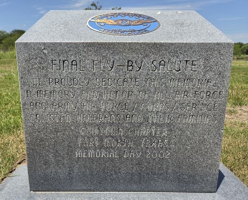 Final Fly-By Salute Marker. Click for full size. Final Fly-By Salute Marker image. Click for full size.