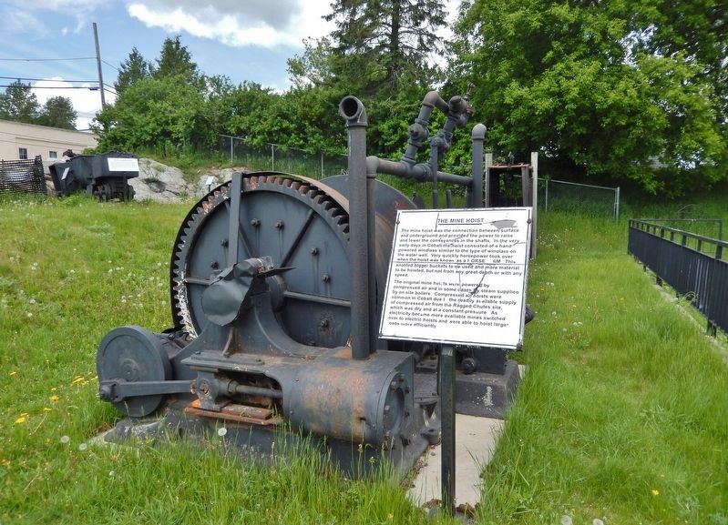 The Mine Hoist Marker. Click for full size. The Mine Hoist Marker image. Click for full size.