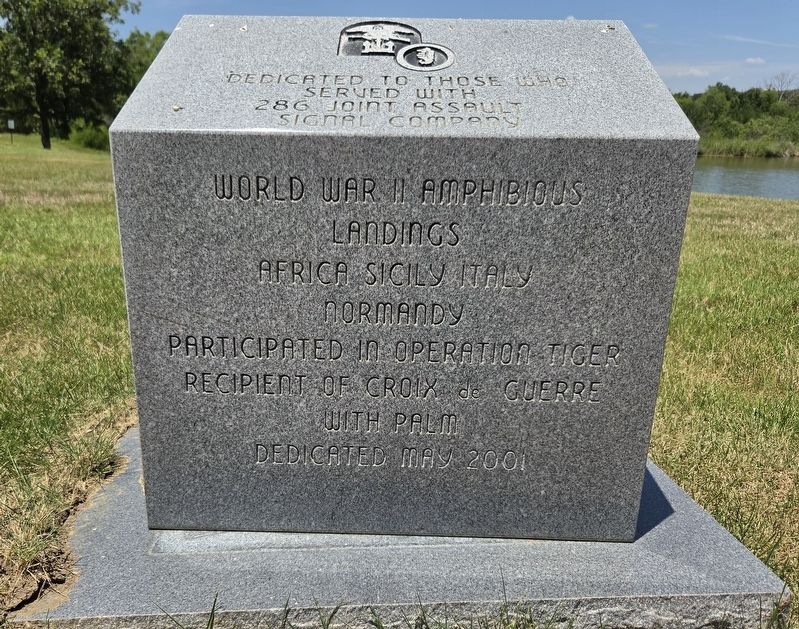 286th Joint Assault Signal Company Marker image. Click for full size.