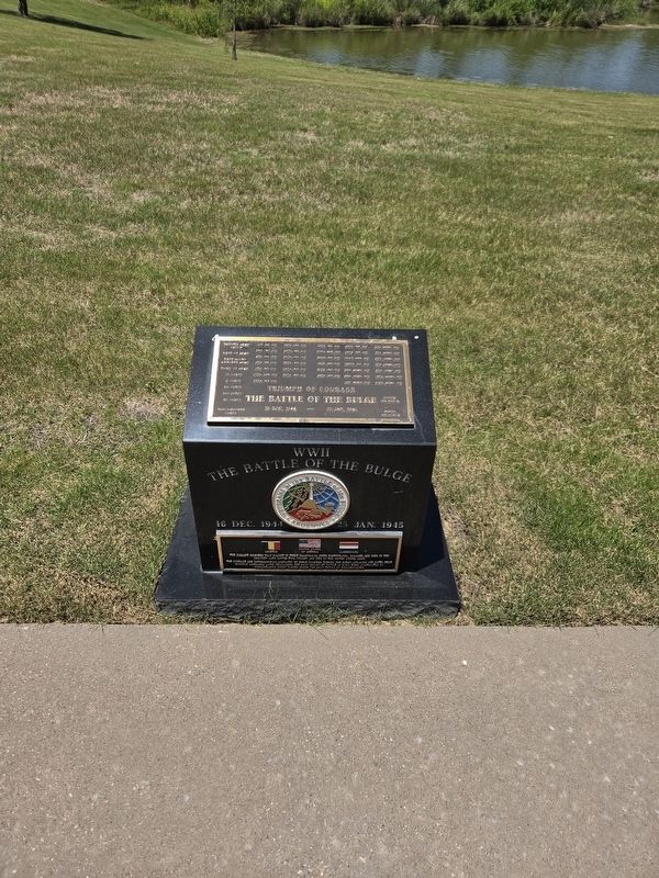 The Battle of the Bulge Marker image. Click for full size.