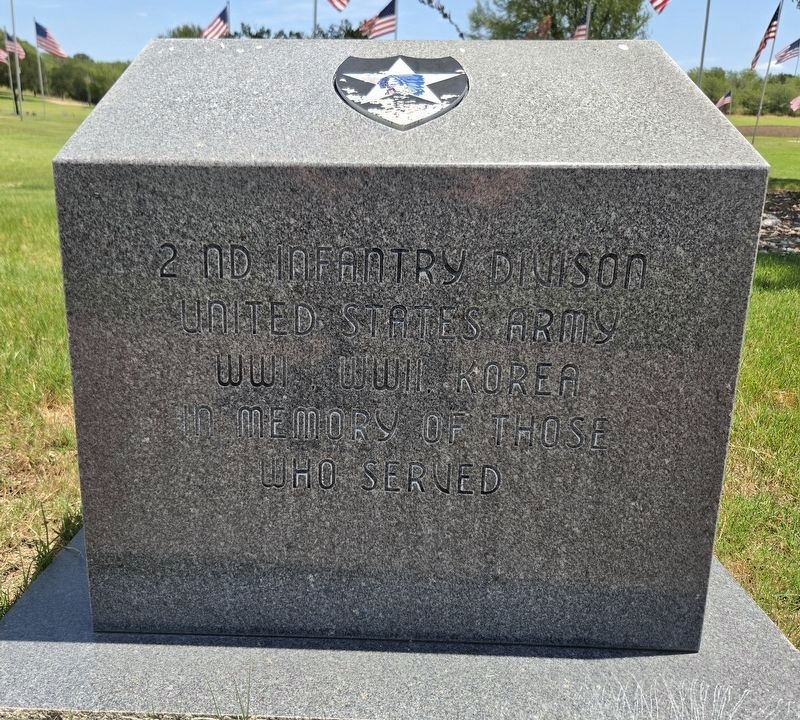 2nd Infantry Division Marker image. Click for full size.