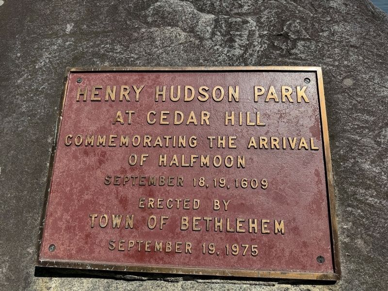 Henry Hudson Park at Cedar Hill Marker. Click for full size. Henry Hudson Park at Cedar Hill Marker image. Click for full size.