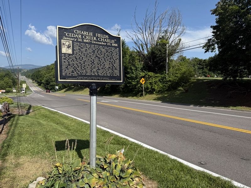 Charlie Fields Marker. Click for full size. Charlie Fields Marker image. Click for full size.