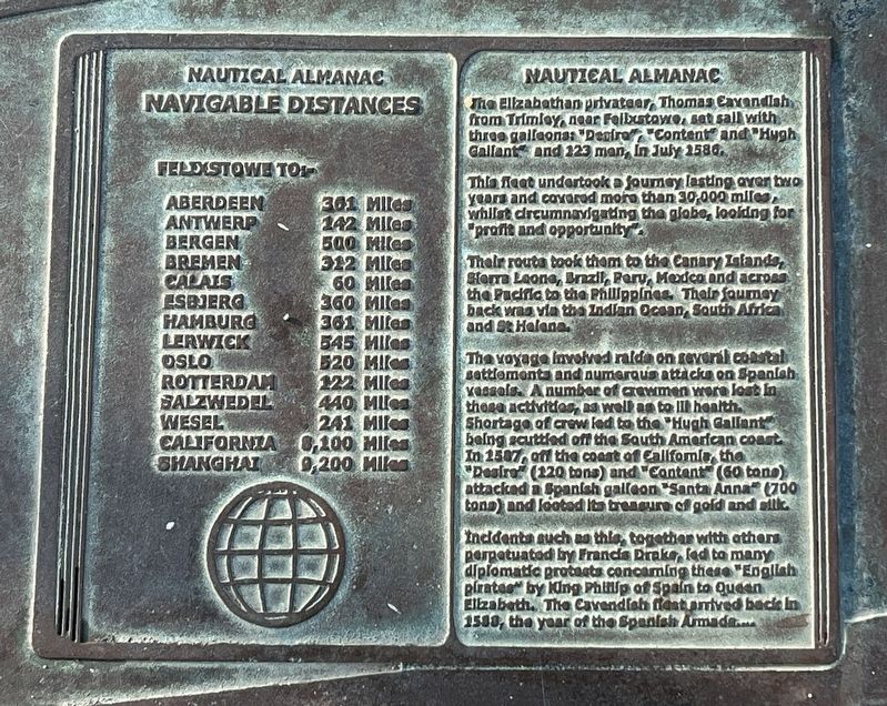 Nautical Almanac Marker. Click for full size. Nautical Almanac Marker image. Click for full size.
