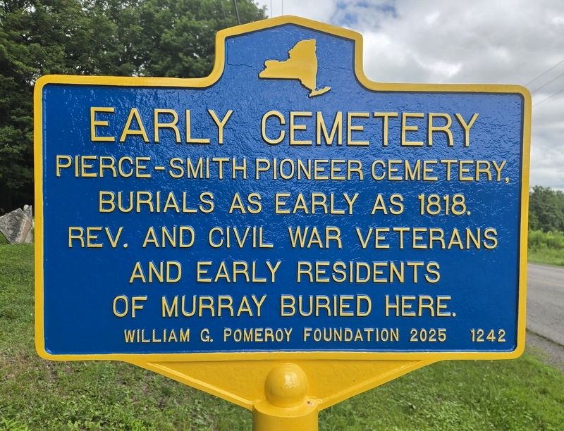 Early Cemetery Marker image. Click for full size.