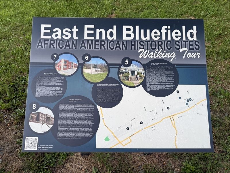 East End Bluefield African American Historic Sites Marker [Right side] image. Click for full size.