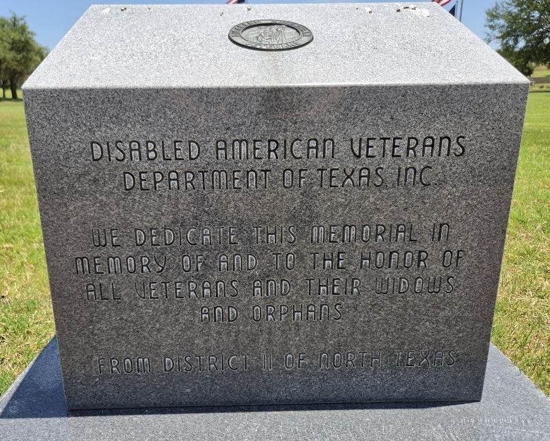 Disabled American Veterans Marker image. Click for full size.
