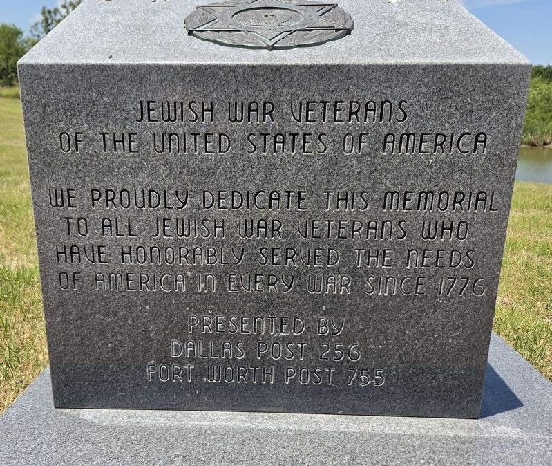 Jewish War Veterans of the United States of America Marker. Click for full size. Jewish War Veterans of the United States of America Marker image. Click for full size.
