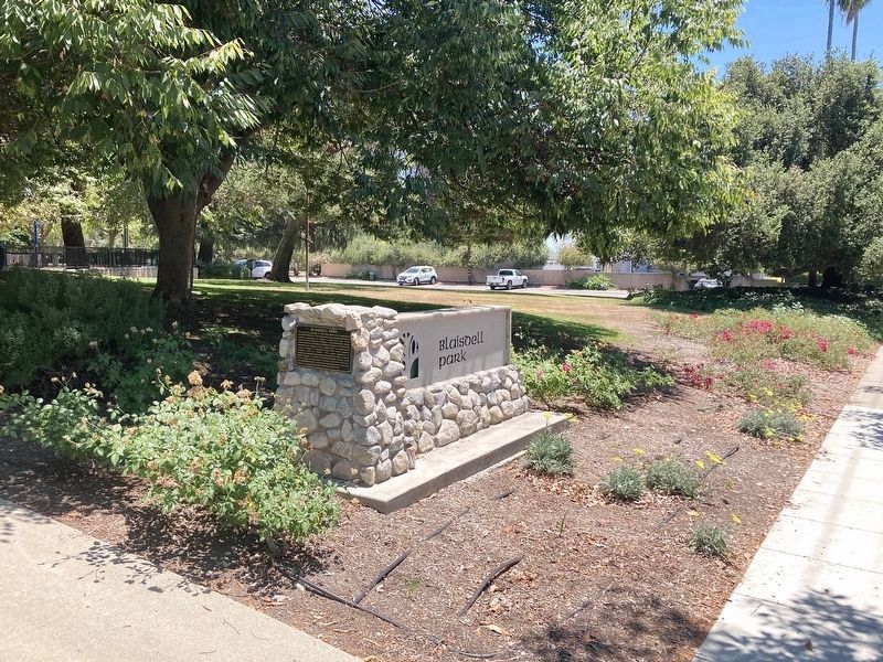 Blaisdell Park Marker image. Click for full size.
