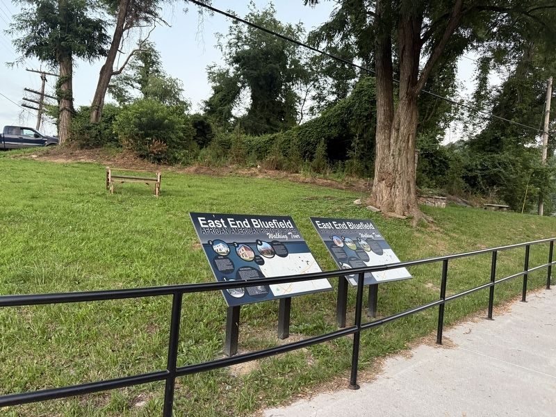 East End Bluefield African American Historic Sites Marker. Click for full size. East End Bluefield African American Historic Sites Marker image. Click for full size.