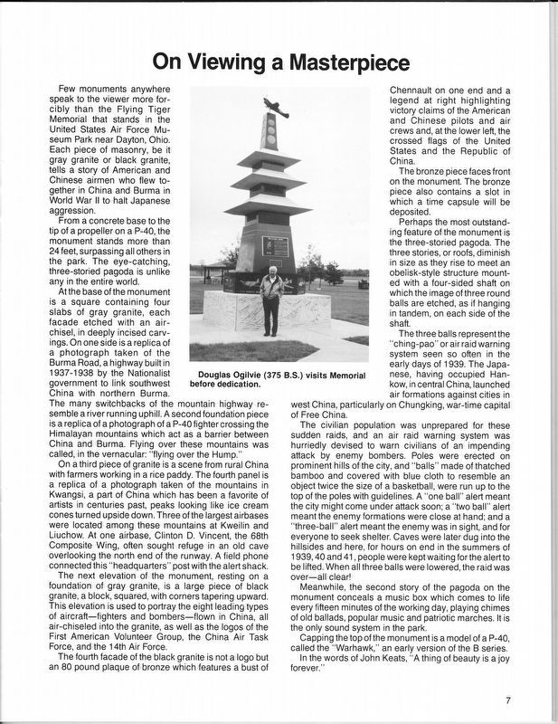 Detailed description of all sections and figures on the Monument.. Click for full size. Detailed description of all sections and figures on the Monument. image. Click for full size.