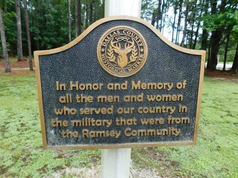 Ramsey Community Veterans Memorial. Click for full size. Ramsey Community Veterans Memorial image. Click for full size.