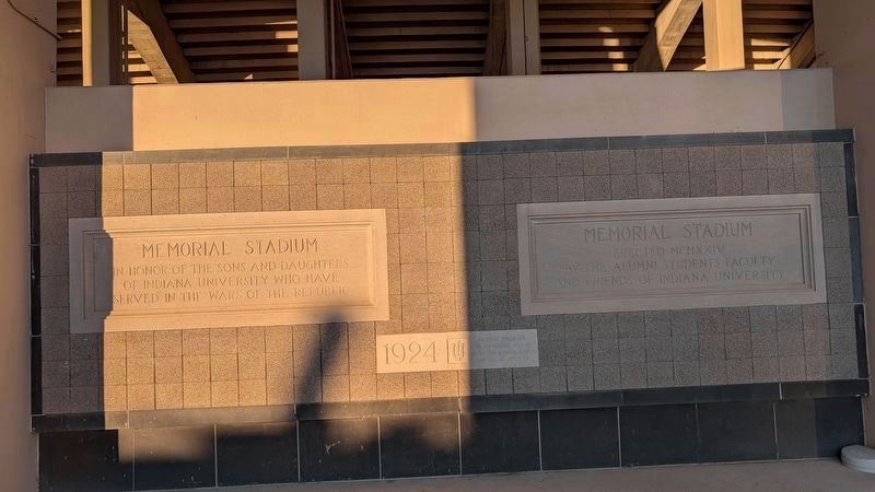 Memorial Stadium Marker. Click for full size. Memorial Stadium Marker image. Click for full size.