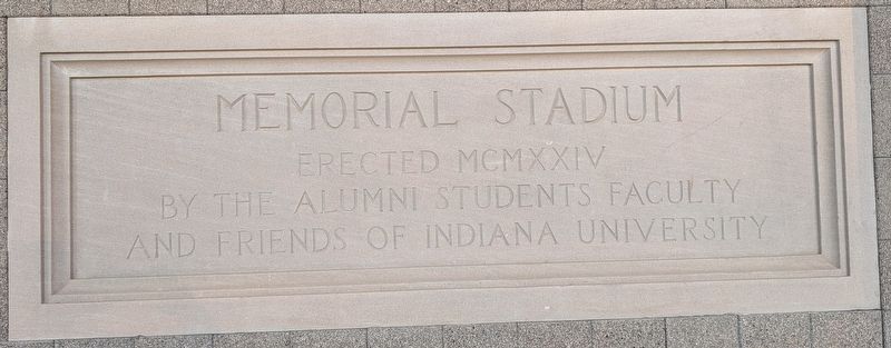 1924 Memorial Stadium Cornerstone. Click for full size. 1924 Memorial Stadium Cornerstone image. Click for full size.
