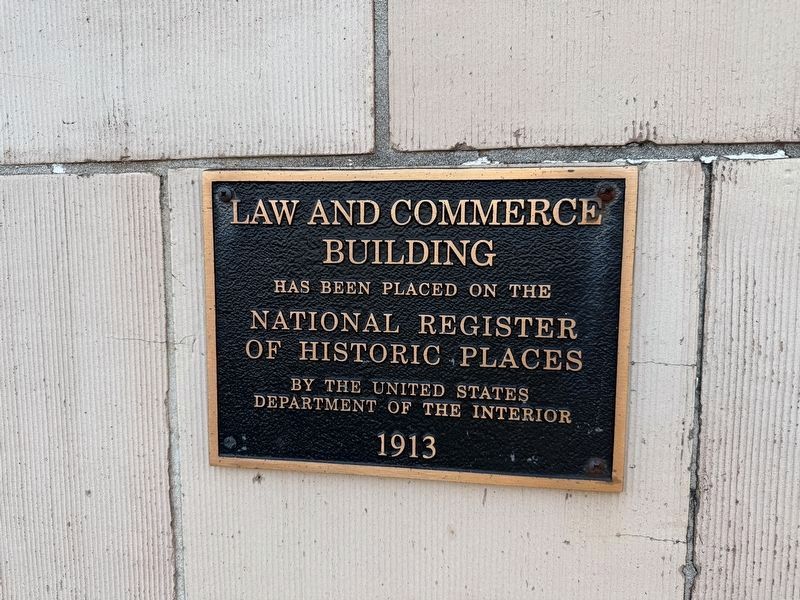 National Register of Historic Places plaque for the building. Click for full size. National Register of Historic Places plaque for the building image. Click for full size.