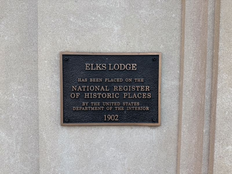 National Register of Historic Places plaque for the building. Click for full size. National Register of Historic Places plaque for the building image. Click for full size.